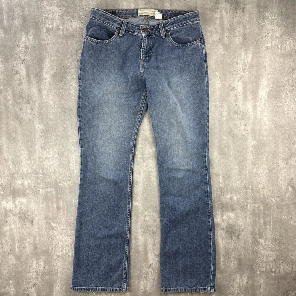 Vintage Old Navy Jeans Womens 6 Curve Low Waist Medium Wash Straight Leg (30x31)